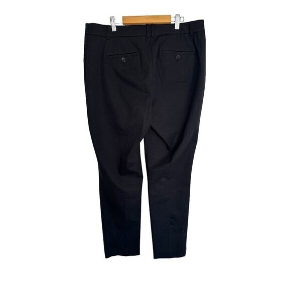 Talbots Women's Size 10 High Waist Straight Leg Pants Black Dress Office NWT - Picture 3 of 7